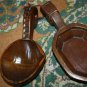 Vintage Hand Carved Rustic Russian Wooden Spoon Kovsh Bowl Cup Kvas Water Rare