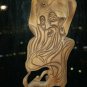 Old Man Hottabych Hero of the Russian Fairy Tale Hand Carved Wood Wall Hanging