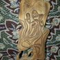 Old Man Hottabych Hero of the Russian Fairy Tale Hand Carved Wood Wall Hanging