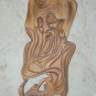 Old Man Hottabych Hero of the Russian Fairy Tale Hand Carved Wood Wall Hanging
