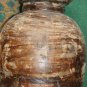 Old Antique Indochina Zitan Wood Brushes Pot Rare One of a Kind Piece 13" Decor