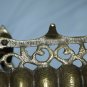 Antique Judaica Hanukkah Menorah Cast Bronze Lions Wall Hanging Oil Lamp Rare