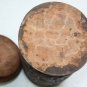 Hand Carved Primitive Wood Lidded Box Pot Wessel Jar Urn Kuba Peoples D.R.Congo