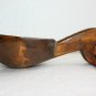 Vintage Hand Carved Rustic Russian Wooden Spoon Kovsh Bowl Cup Kvas Water Rare 1