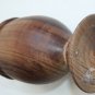 Old Vintage Olive Tree Wooden Vase Urn Goblet Hand Made Collectible Home Decor