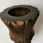Old Antique Hand Carved Wooden Goblet Cup Urn Vase Vessel Home Bar Decoration