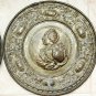 Marie Antoinette / Louis Auguste Dauphin de France Pair Brass Trays Wall Plaques