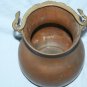Lot of 3 Old Antique Hand Hammered Jug Can and Bucket / Pail Copper Bronze Decor