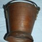 Lot of 3 Old Antique Hand Hammered Jug Can and Bucket / Pail Copper Bronze Decor