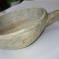 Antique Hand Carved Wooden Kovsh Bowl Bath Sauna Primitive Trencher Farm Rustic