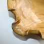 Large Old Vintage Burl Wood Basket Bowl Hand Carved Turned Tree Trunk Root Rare