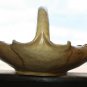 Large Old Vintage Burl Wood Basket Bowl Hand Carved Turned Tree Trunk Root Rare