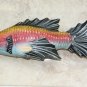 Old Vintage Hand Crafted and Painted Wooden Fish Figure Statue Collectible Rare