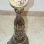 Vintage Vase Flower Ashtray Tall Stand Holder Antique Finish Gilded Stunning 21"