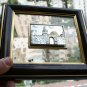 Jerusalem of Gold & Silver Tower of David Silver Plated Plaque Crystal Frame 8"