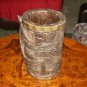 Large Antique Wooden Ritual Ceremonial Pot Handled Primitive Rare 13" Home Decor