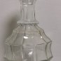 Awesome Vintage Net Designed Clear Glass Decanter Carafe