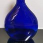 Awesome Vintage Hand Blown Blue Cobalt Glass Vase Bottle Jug Collectible Rare