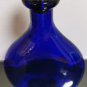 Awesome Vintage Hand Blown Blue Cobalt Glass Vase Bottle Jug Collectible Rare
