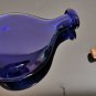 Awesome Vintage Hand Blown Blue Cobalt Glass Vase Bottle Jug Collectible Rare