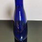 Awesome Vintage Hand Blown Blue Cobalt Glass Vase Bottle Jug Collectible Rare