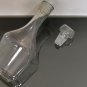 Vintage Clear Glass with Gold Rims Wine Decanter