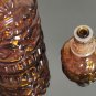 Vintage 1973 Amber Jim Beam Amber Glass Decanter Tiki Cork Stopper