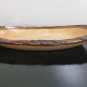 Vintage Large Hand Carved Wood Fruit Bowl Natural Bark Edge Wabi Sabi Rustic 18"