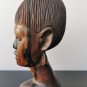 Woman Heavy Ebony Wood Carved African Tribal Figure Bust Statue Head Maasai 2Kg