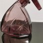 Awesome Vintage Art Deco Amethyst Glass Perfume Bottle Collectible Rare