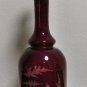 Beautiful Vintage 50's Egerman Ruby Red Cut To Clear Glass Decanter