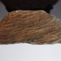 Vintage Modernist Wood Carved Figure Statue Man and Woman Unusually Rare Signed