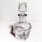 Rare Vintage 50's Heavy Crystal Glass Decanter Krepish B. Smirnov Soviet USSR