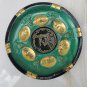 Vintage Brass Enamel Passover Tray Plate Judaica Jerusalem Wall Hanging
