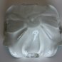 A Fabulous Barovier & Toso Green Silver Heavy Italian Murano Glass Bowl Ashtray