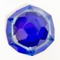 Murano Seguso Sommerso Flavio Poli Geode Faceted Mandruzzato Art Glass Ashtray