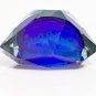 Murano Seguso Sommerso Flavio Poli Geode Faceted Mandruzzato Art Glass Ashtray