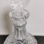 Vintage 24% Lead Clear Cut Crystal Glass Heavy Decanter from W. Germany Bavaria
