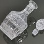 Vintage 24% Lead Crystal Clear Cut Glass Heavy Decanter from W. Germany Bavaria