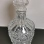 Vintage 24% Lead Crystal Clear Cut Glass Heavy Decanter from W. Germany Bavaria