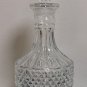 Vintage 24% Lead Crystal Clear Cut Glass Heavy Decanter from W. Germany Bavaria