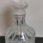 Vintage 24% Lead Crystal Clear Cut Glass Heavy Decanter from W. Germany Bavaria