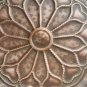 Vintage Copper Tray Plate with Islamic Arabic Ornament Middle Eastren Art Rare