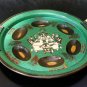Antique Brass Bronze Enamel Passover Tray Plate Jerusalem Israel Hand Painted