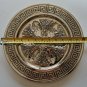 Vintage Brass Silver Plated Seder Plate Tray Pesach Kosher Israel Holy Land 12"