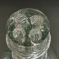 Vintage CLEAR Glass Four-Chambered Decanter Made in France Faitmain Hand Blown