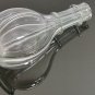 Vintage CLEAR Glass Four-Chambered Decanter Made in France Faitmain Hand Blown