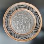 Awesome Vintage Persian Qajar Hand Hammered Copper Tinned Wall Hanging Plate