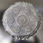 Old Vintage Passover Tray Plate Copper Enamel Jerusalem Israel Antique Finish