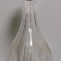 Beautiful Vintage Decanter Teardrop Design Clear Crystal Glass